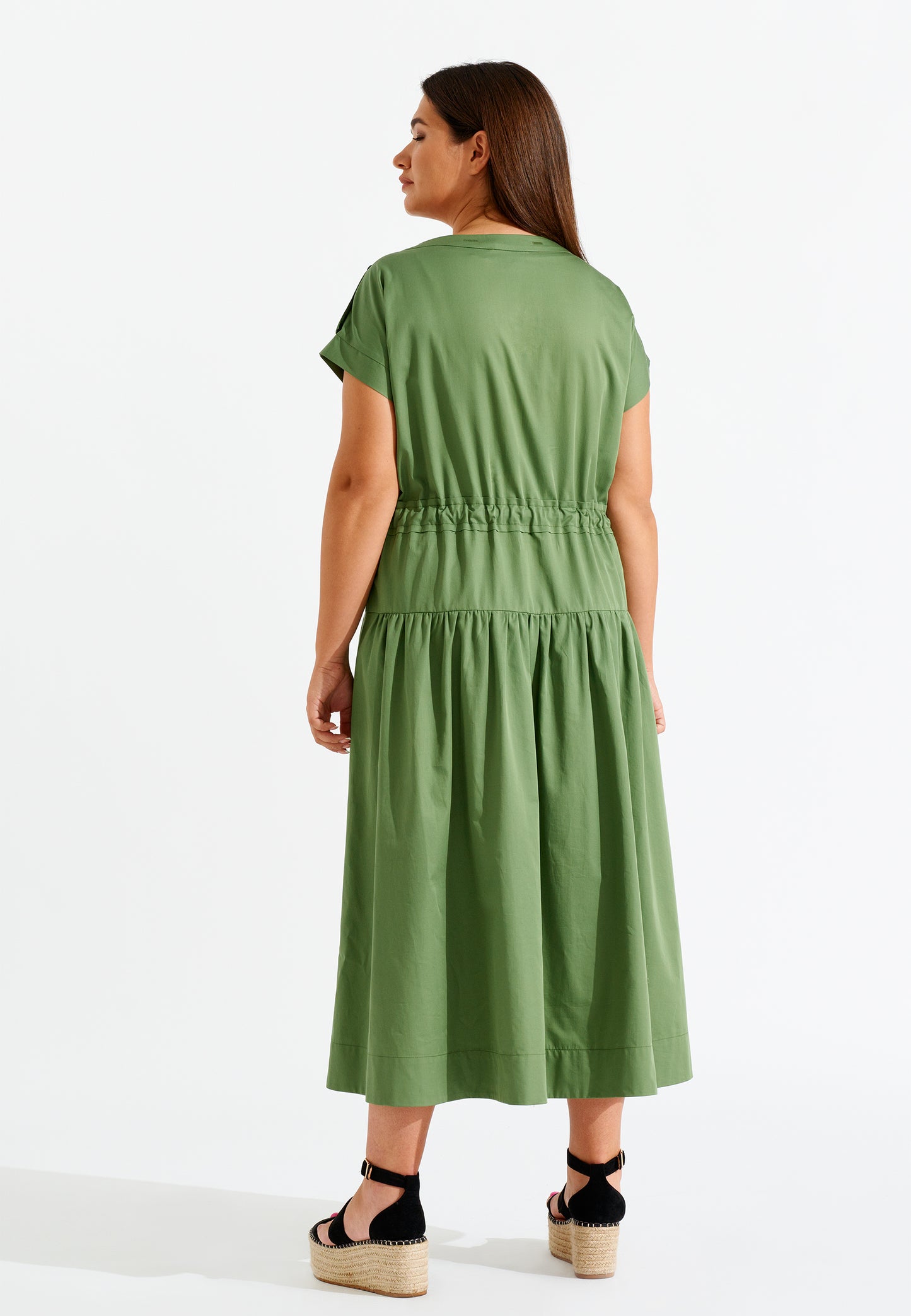 100% Cotton Adjustable Waistband Dress