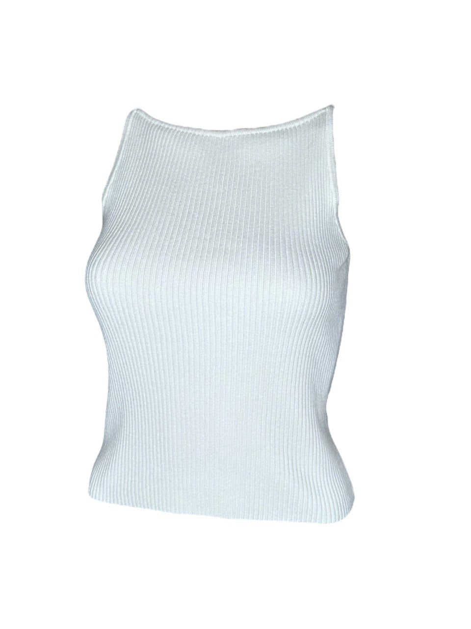 Knitted Square Cut Tank Top